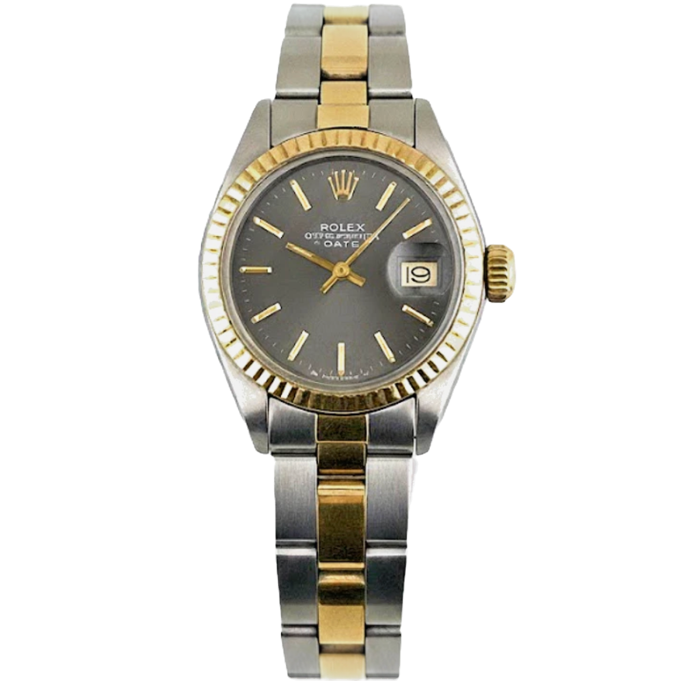 Rolex Oyster Perpetual Date 26mm 6917 Automatic 18k Yellow Gold & Steel Vintage