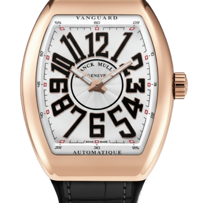 Franck Muller 18k Solid Rose Gold Vanguard Slim 41mm V41SATFO5NNRE Automatic