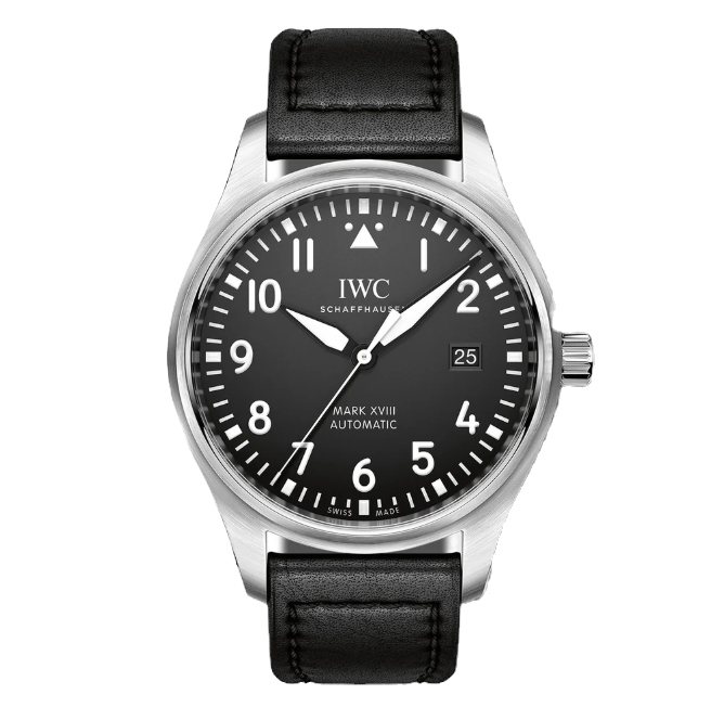 IWC 40mm IW327009 Pilot's Watch Mark XVIII Black Dial Automatic