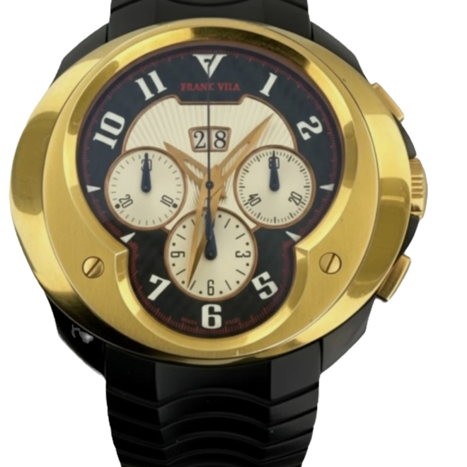 Franc Vila Chronograph FVa8ch 52mm X 45m Cobra Grand Date DLC Automatic Limited