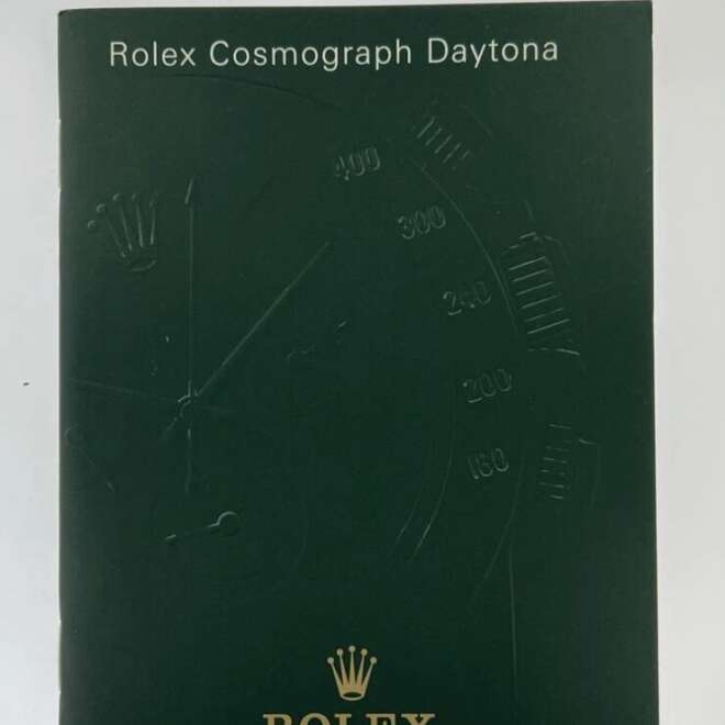 Rolex Cosmograph Daytona Manual Booklet English 116515, 116520, 116518