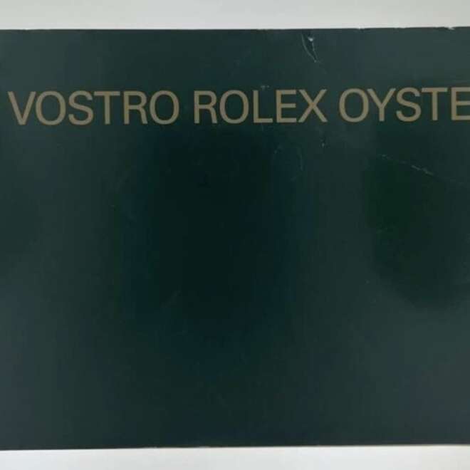 Il Vostro Rolex Oyster Italian Booklet 579.55 2004