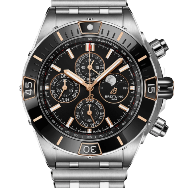 Breitling I19320 Super Chronomat 44mm Four-Year triple Calendar Moon