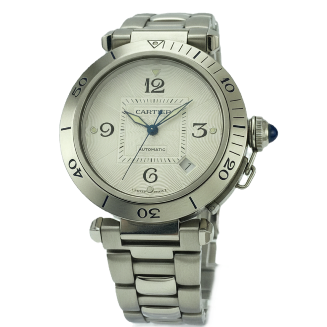 Cartier Pasha 38mm Skeleton Exhibition Backcase Date Automatic #2378