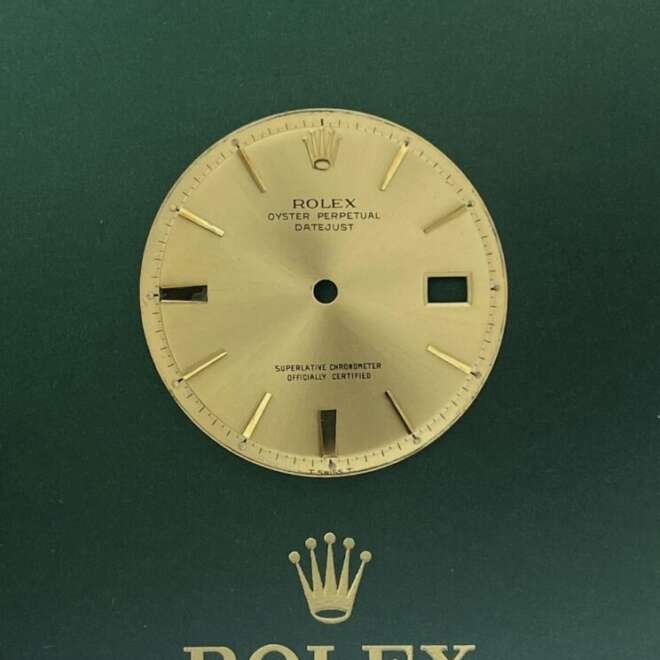 Rolex 36mm Datejust Vintage Pie Pan Champagne Stick Dial , 1611, 1601, 1600