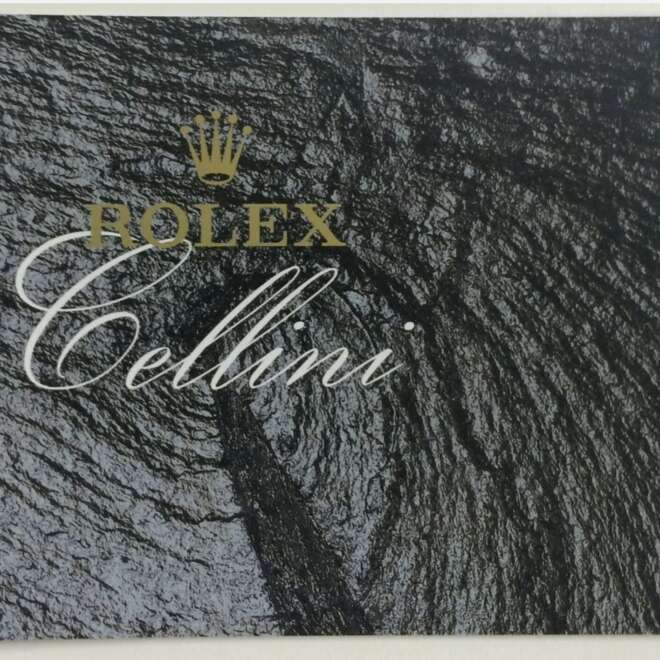 Vintage Rolex Cellini Booklet #6621/8 #6623/8 #6622/8 #599.52 ENG--2.2005