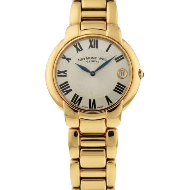 Raymond Weil 35mm Jasmine NEW RoseGold Tone Silver Roman Dial