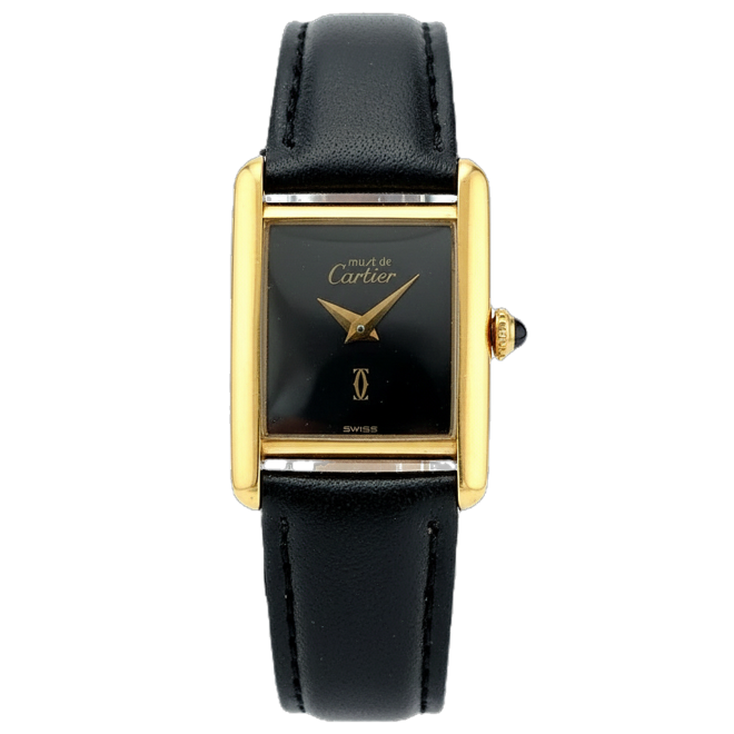 Cartier Vintage Tank Must Mechanical 18k Gold Plated 21mm x 27mm 49260588