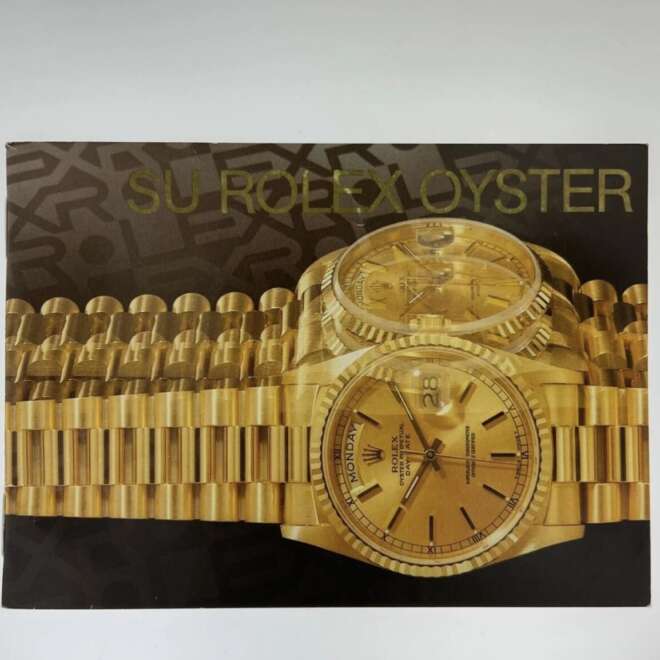 Su Rolex Oyster Presidential Manual Booklet Spanish 18038,18239, 18238, 1803